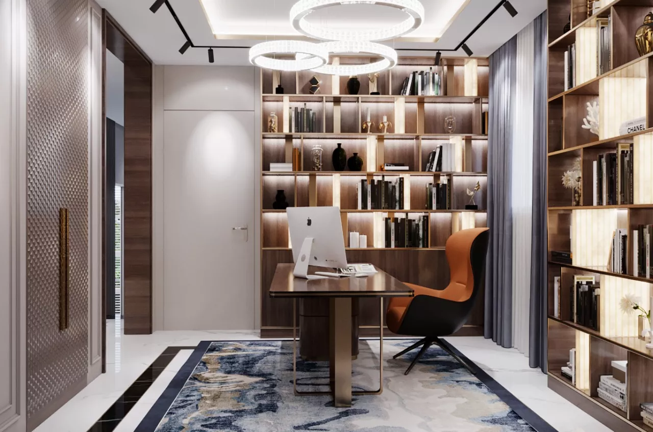 Luxury Contemporary Home Office Style