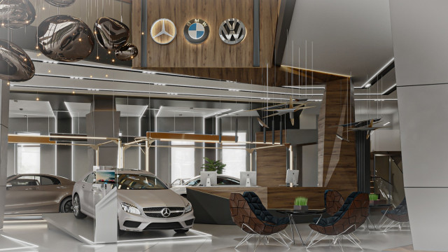 Interior Design for Retail – Car Showroom