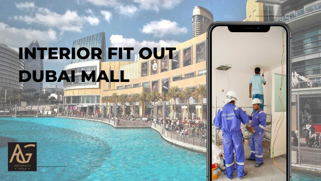 Внутренняя отделка торгового центра Dubai Mall