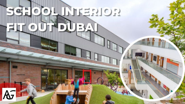 Отделка школьного интерьера в Дубае