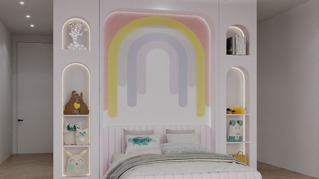 Детская спальня - дизайн интерьера и отделка