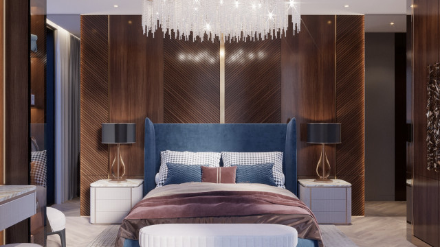 Elegance Embodied: A Luxury Bedroom Interior Design and Fit-out Execution