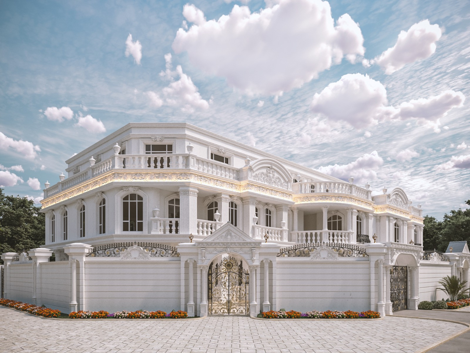Royal Arabic Interior House Design Dubai