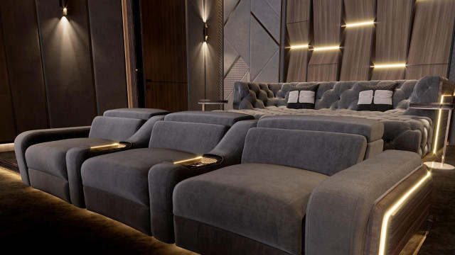 Luxury Home Cinema Interior Dubai