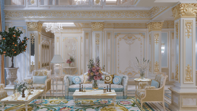 Royal luxury interior