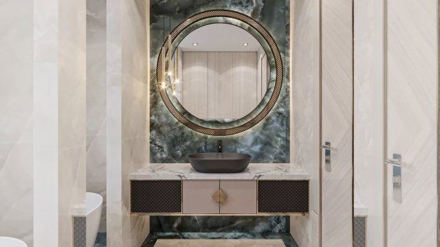 NEW BATHROOM DESIGN WITH LUXURY INTERIORS