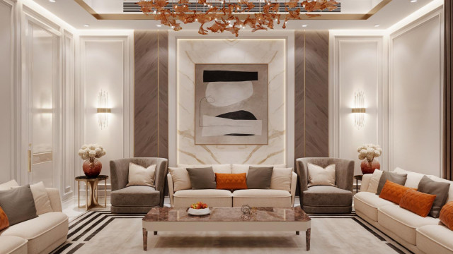 Living Room Interior Abu Dhabi