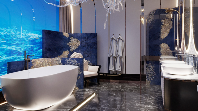 An Under Water World Bathroom Interior Design