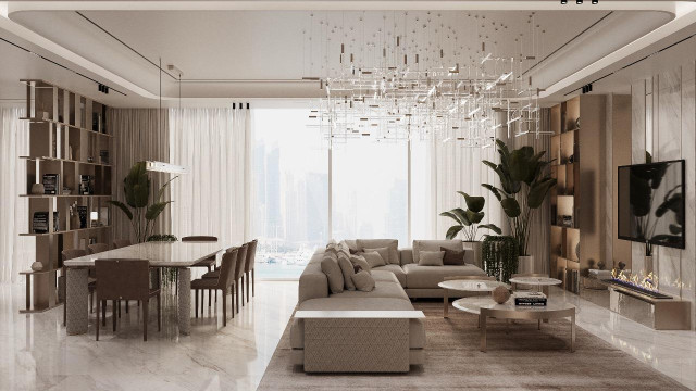 Oceana Adriatic, Palm Jumeirah, Dubai: Modern Apartment Interior Design & Fit-Out Execution