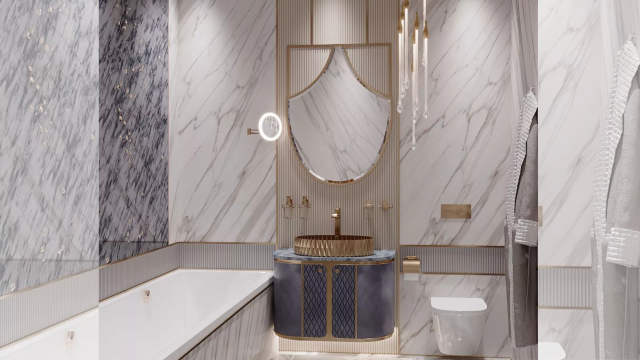 THE NEW LUXURY BATHROOM INTERIOR DESIGN