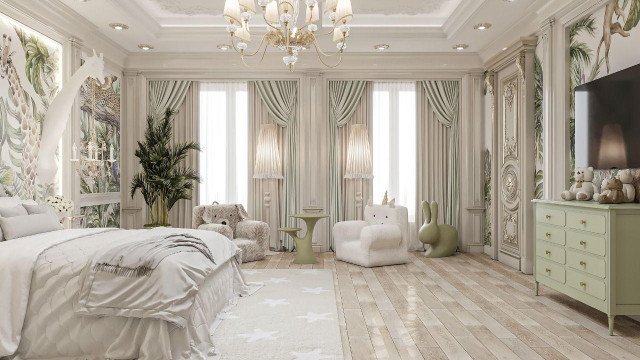 Children's Room in Neoclassical Style