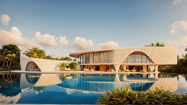Luxury Modern Villa by the Lagoon