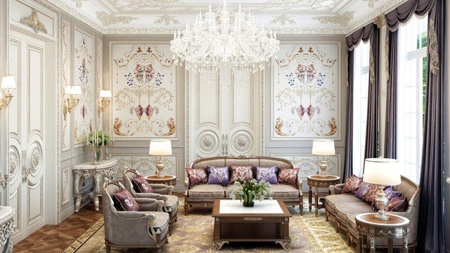 Идеи дизайна классической гостиной