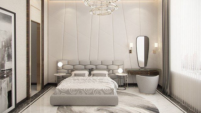Современный дизайн интерьера спальни