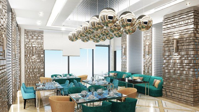 Дизайн ресторана в Дубае