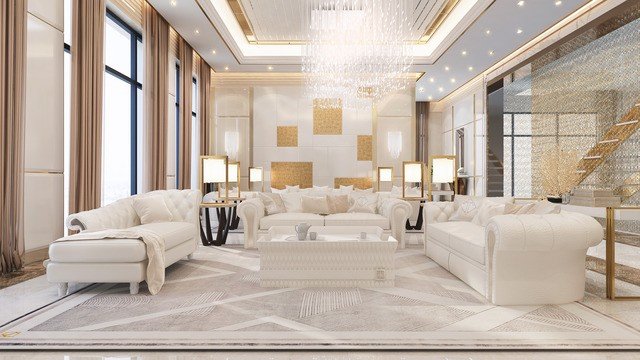 Идеи дизайна белой гостиной