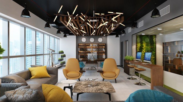 Bold and bright Office fit-out