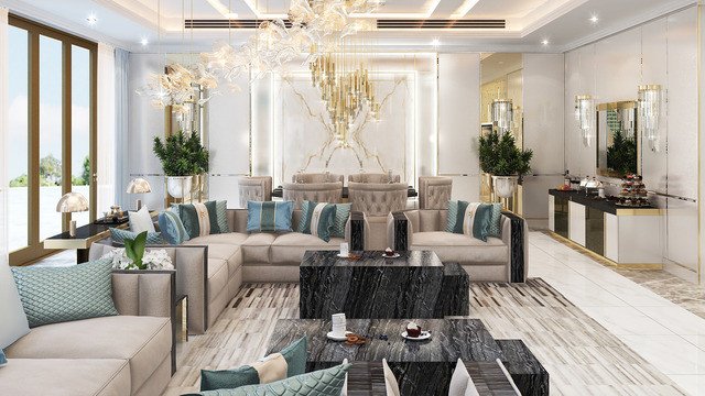 Elegant Modern Living Rooms: Unveiling Luxury in Every Detail