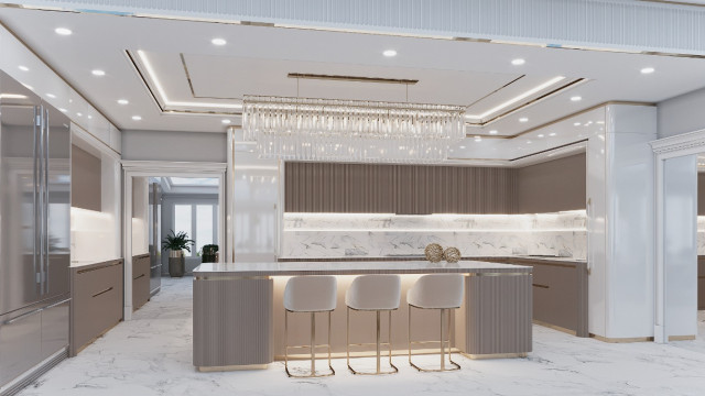 Kitchen Interior Design for Luxury Dubai Villas