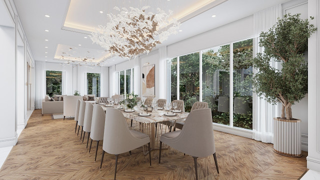 The Perfect Dining Room for Dubai Villas