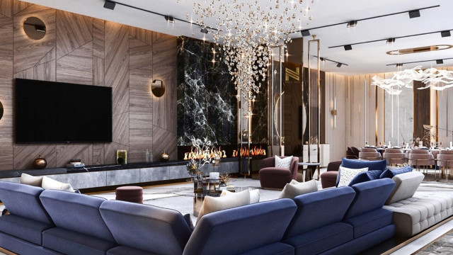Luxury Spacious Sitting Room for Dubai Villas