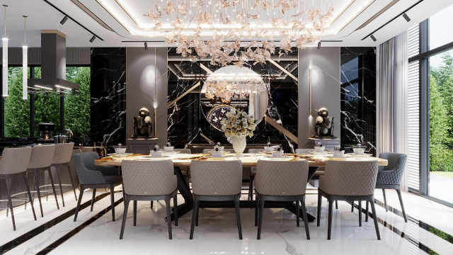 Superb Dubai Dining Room Interior Design