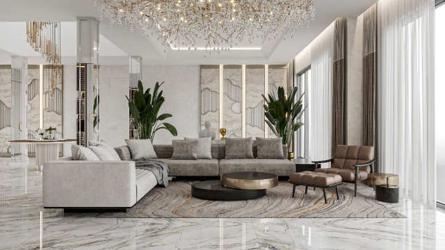 Exquisite Living Room Designs for Dubai's Luxury Homes