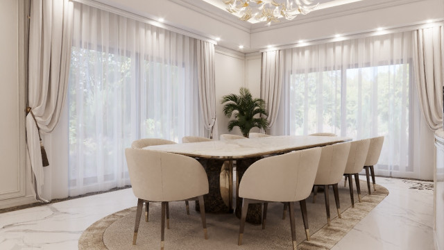 Dining Room for Luxury Dubai Villas
