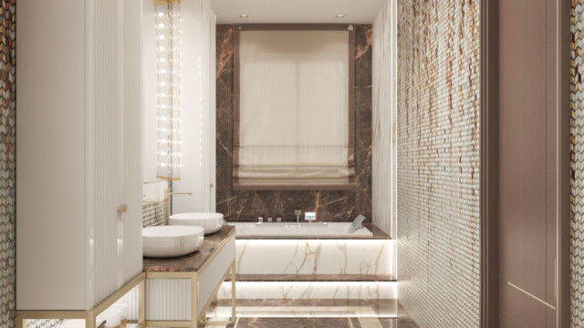 Основные характеристики роскошного дизайна интерьера ванной комнаты