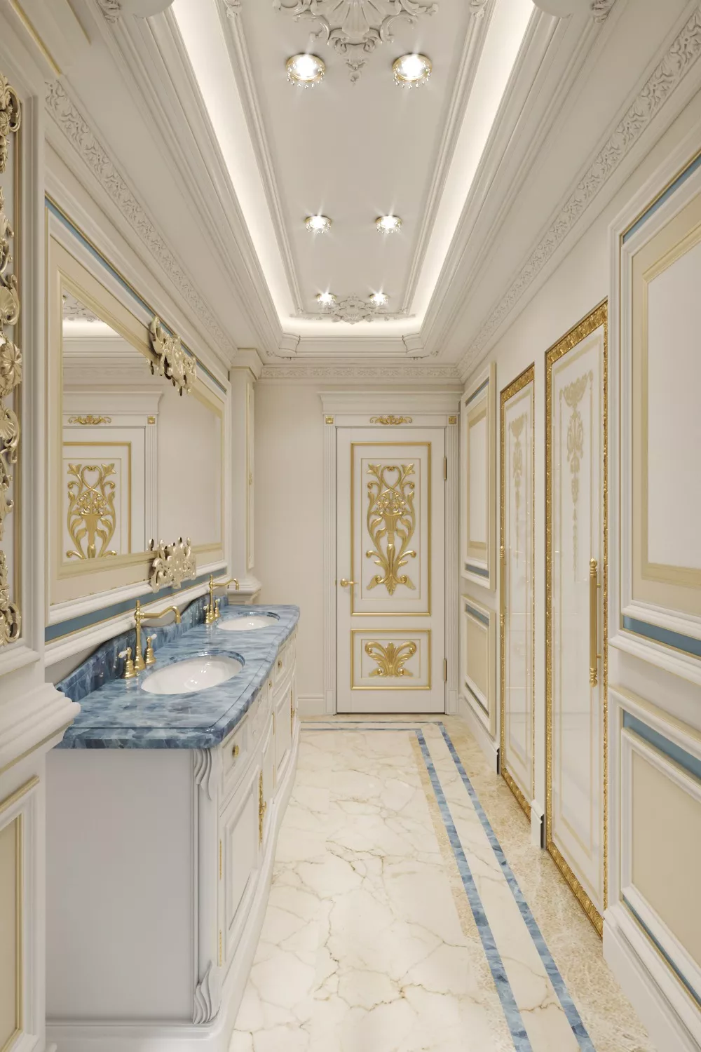 LUXURY AMBIANCE FOR A CLASSIC BATHROOM