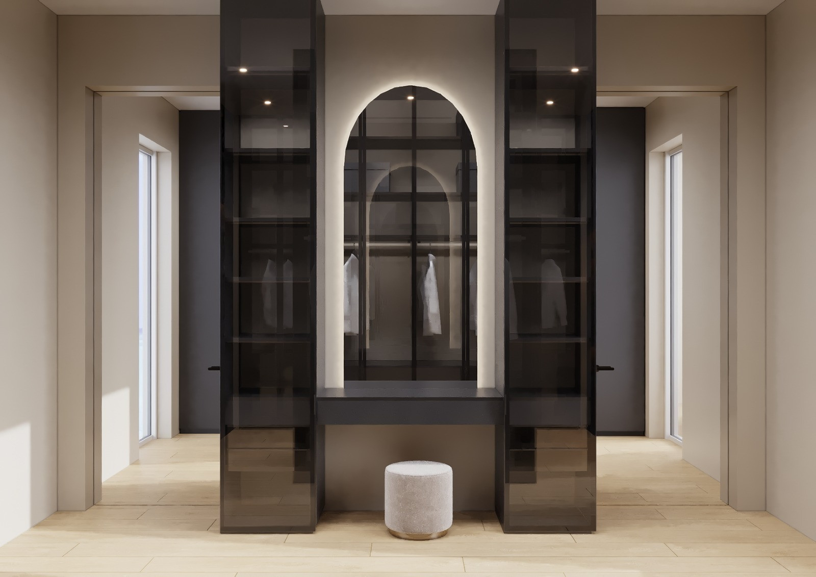 Master Dressing Room Interior Design and Joinery Expertise