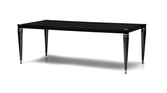 Luxurious Black Brass Coffee Table