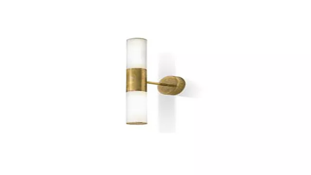 Luxury Design Wall Light with Brass & Glass