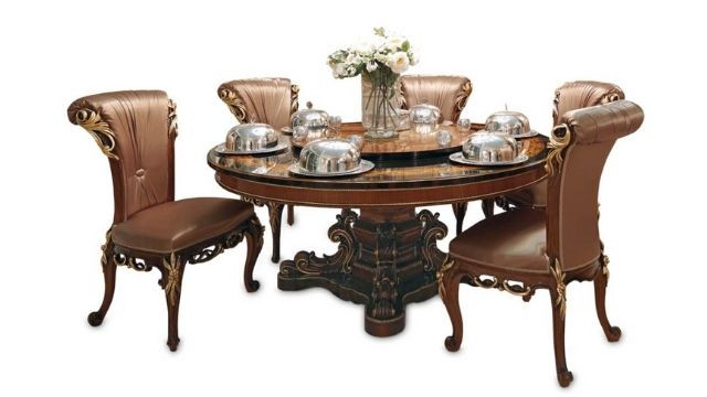 Luxury Ebony and elm briar round table