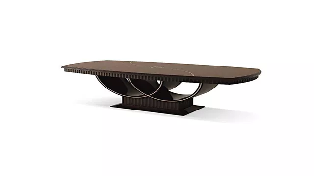 Fixed barrel table - herringbone and decor