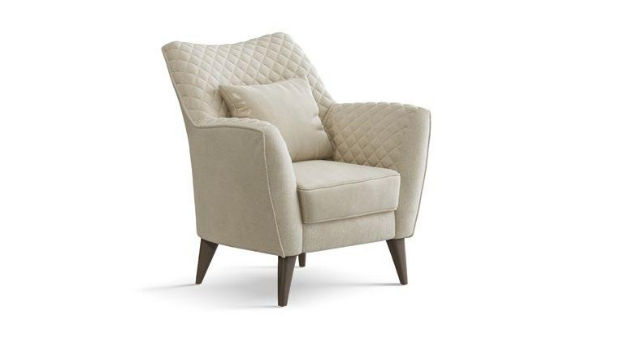 White Accent Armchair