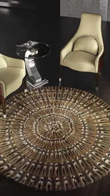 Stylish Carpet with circular Design