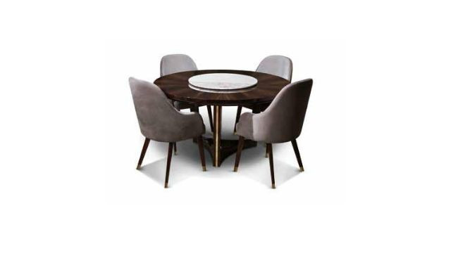 Modern style Round Dining Table Set