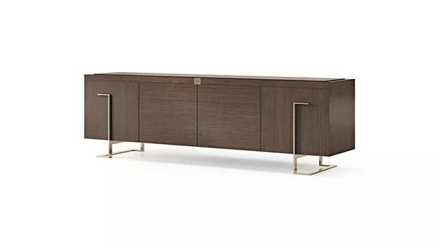 doors sideboard with metal legs