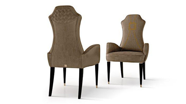 Elegant Brown Chair
