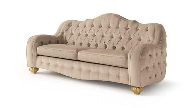 Luxury French Style 3 Seater Sofa