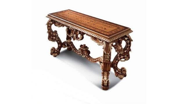 Artistic Wooden Console