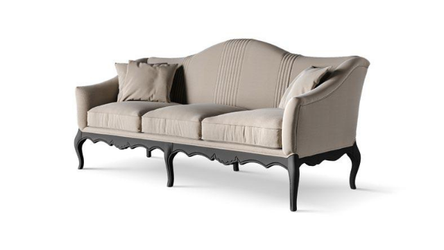 Elegant French Style 3 Seater Sofa 2