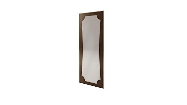 Rectangular mirror - herringbone