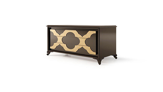 Luxury Chest of Drawers Design with Gold Accent