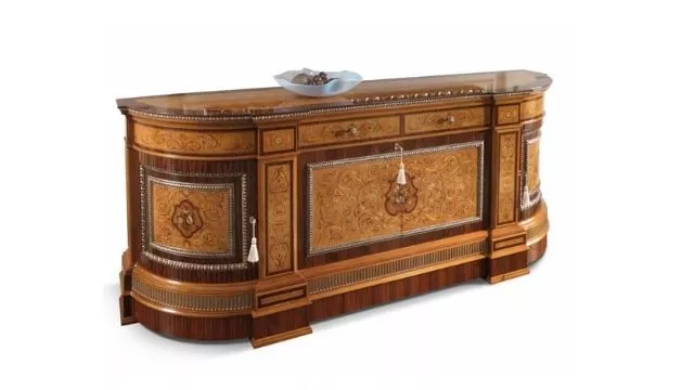 Classy Sideboard 4 doors and 4 drawers, rosewood and ash-wood briar finishing