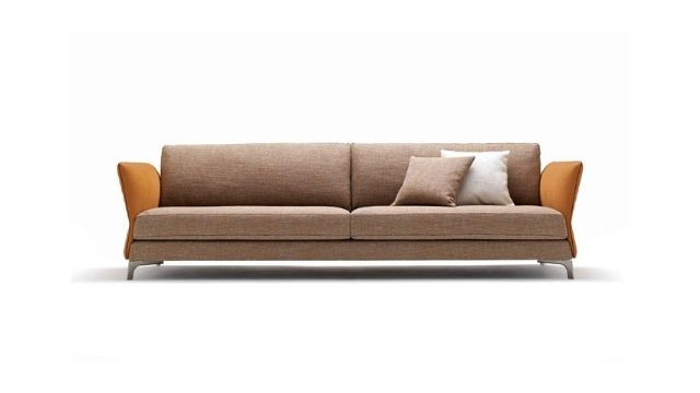 Modern Minimalist Sofa - Brown