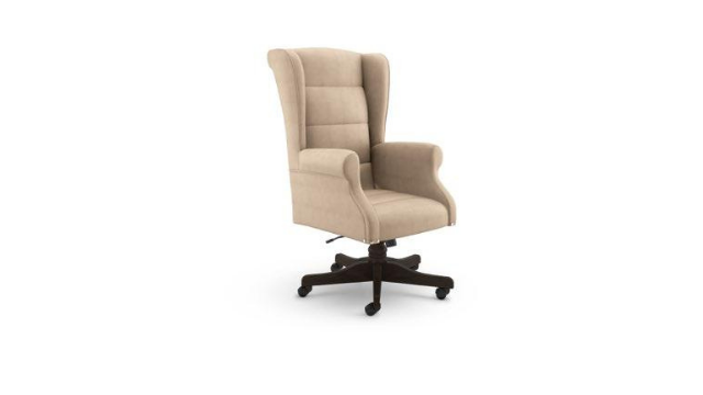 Luxury Design Swivel Armchair with wooden base