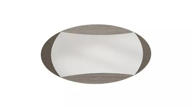 Oval mirror