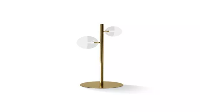 Elegant Design Table Lamp with Gold Accent